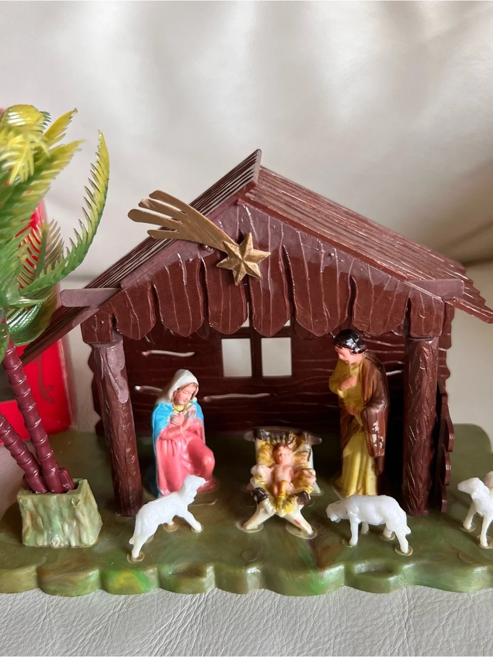 Shiny Brite Nativity Set Vintage